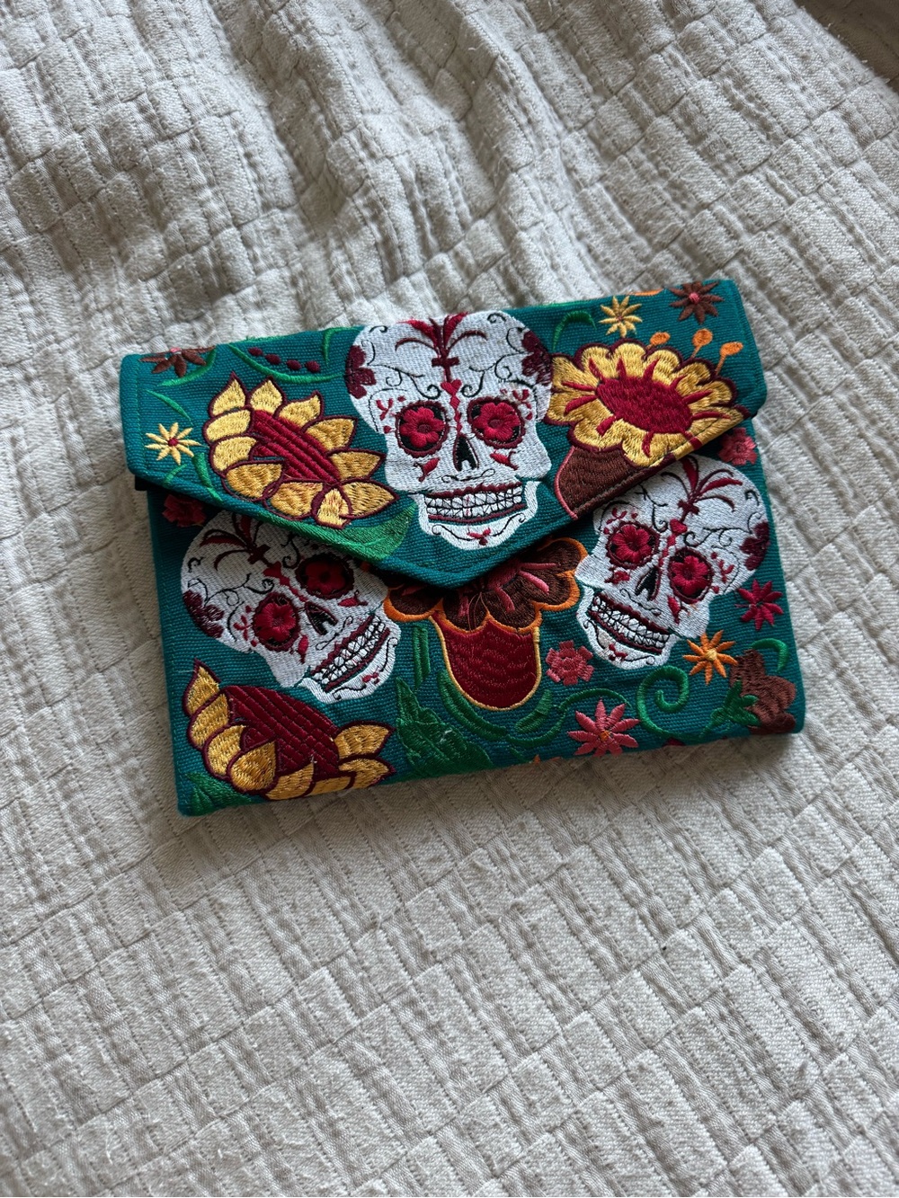 Mexican embroidered crossbody bag